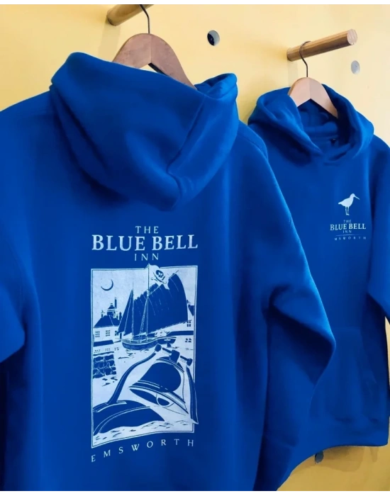 Erkek Kapüşonlu Double Oversize Hoodie – Üç İplik Pamuklu, Deniz Ve Yelken Baskılı, Kanguru Cepli Premium weatshirt  aks avi