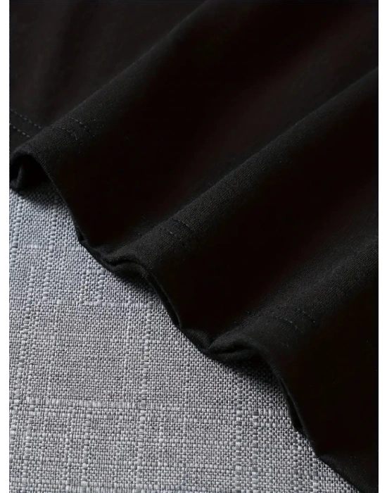 Erkek Kısa Kollu Bisiklet Yaka çok Renkli Viskon Tişört