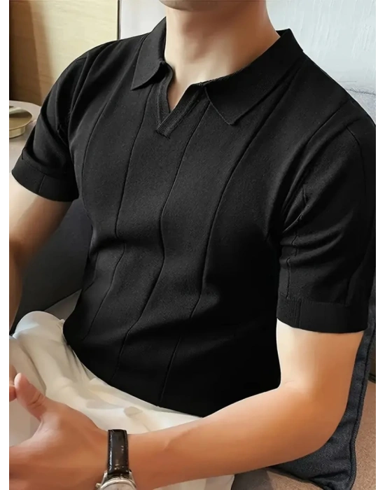 Erkek Kısa Kollu Polo Yakalı Triko Tshirt