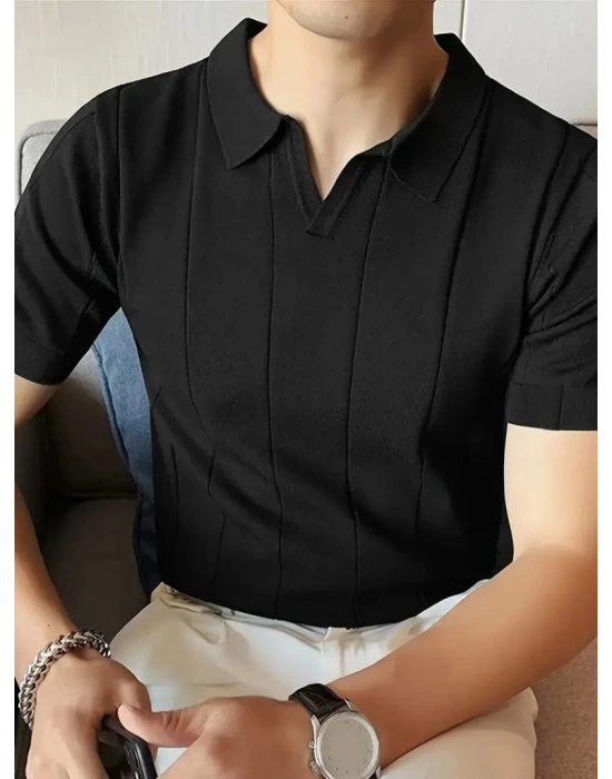 Erkek Kısa Kollu Polo Yakalı Triko Tshirt