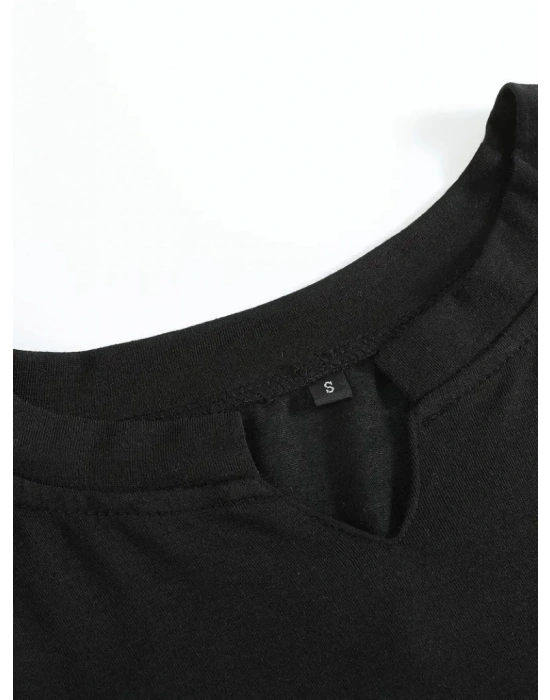 Erkek Kısa Kollu V Yaka Süprem Tshirt