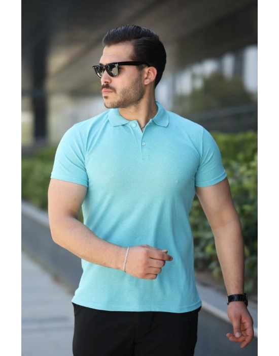 Erkek Kısa Kollu Yakalı Tişört