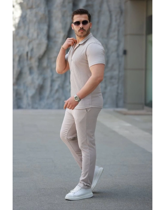 Erkek Ottoman Kumaş Pantolon Gömlek Takım