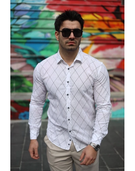 Erkek şamre Kumaş Gömlek