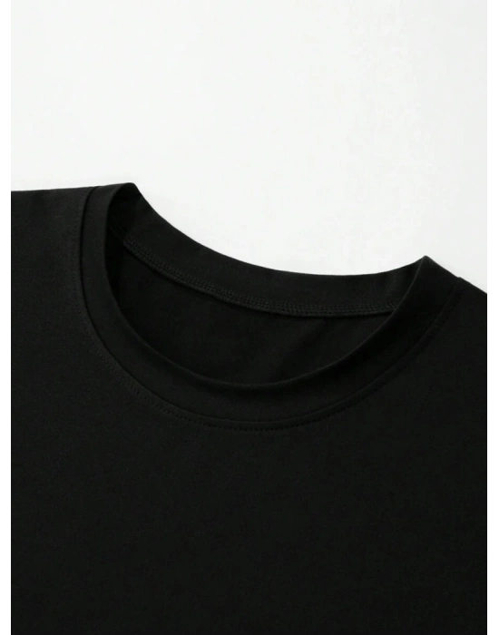 Erkek Sıfır Kol Victory Baskılı Süprem Tişört