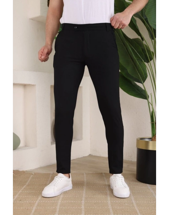 Erkek Slim Fit Dilli Kumaş Pantolon