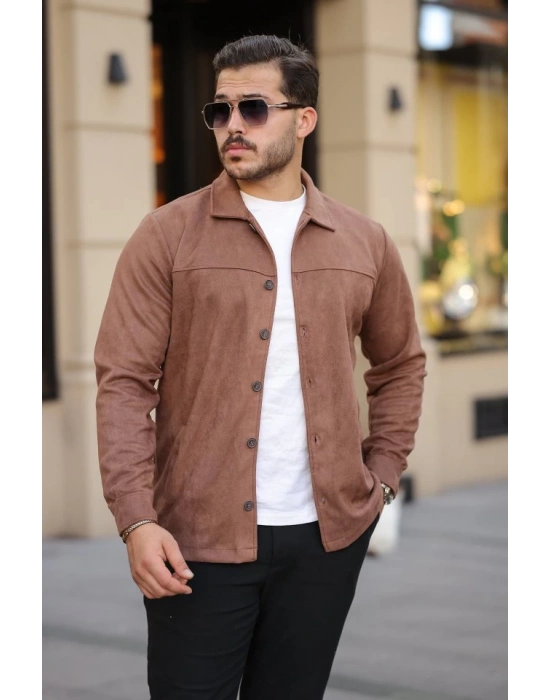 Erkek Süet Ceket Gömlek