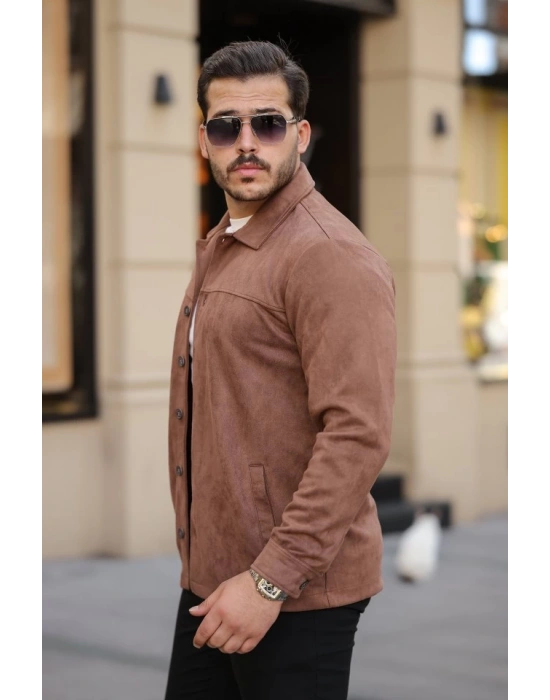 Erkek Süet Ceket Gömlek