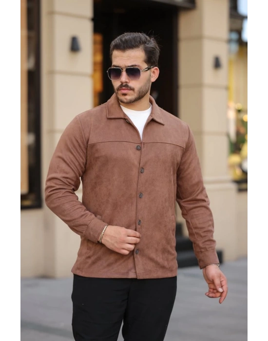 Erkek Süet Ceket Gömlek