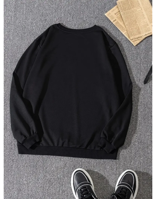 Erkek Uzun Kollu Baskı Detaylı Iki Iplik Sweet