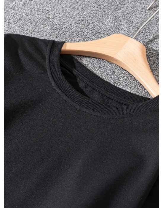 Erkek Uzun Kollu Baskı Detaylı Iki Iplik Sweet