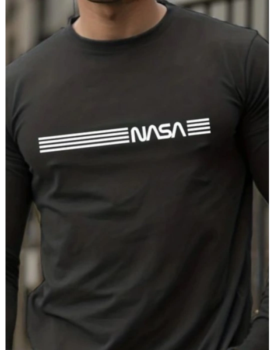 Erkek Uzun Kollu Bisiklet Yaka Viskon Bluz