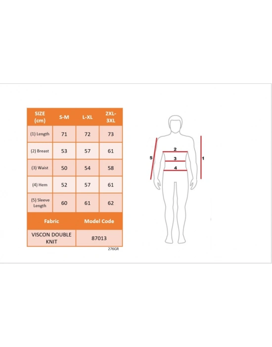 Erkek Uzun Kollu Bisiklet Yaka Viskon Bluz
