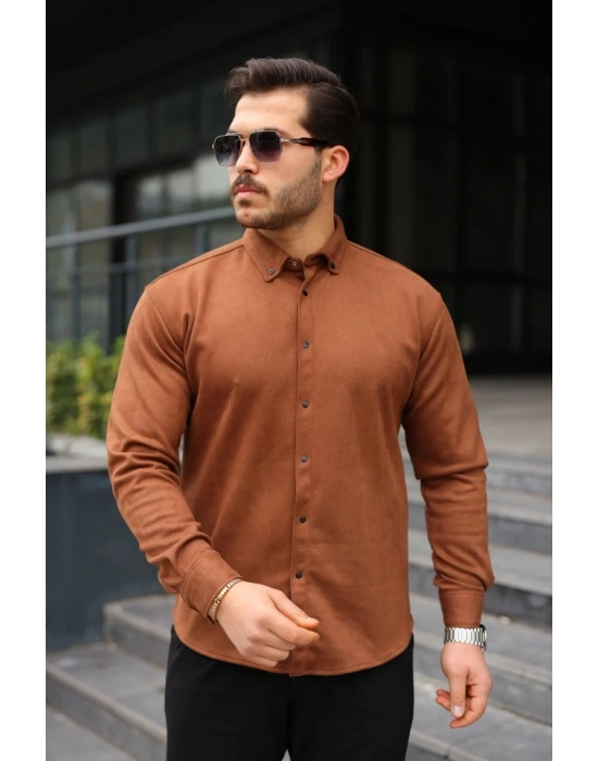 Erkek Uzun Kollu üet Gömlek
