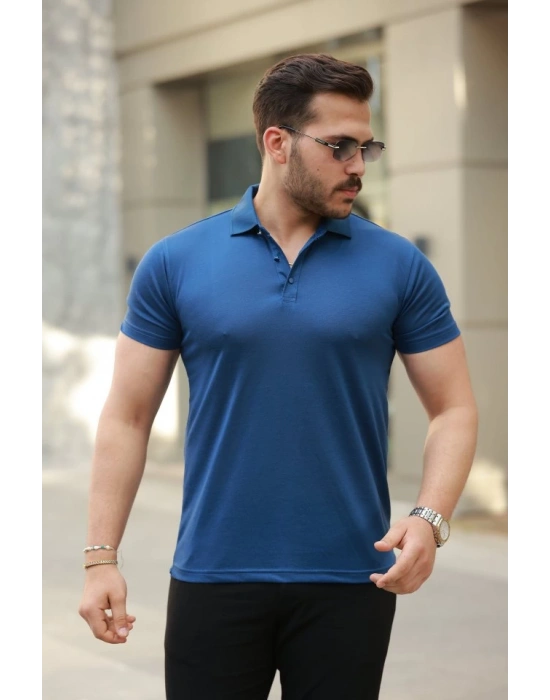 Erkek Yakalı Kısa Kollu Tişört