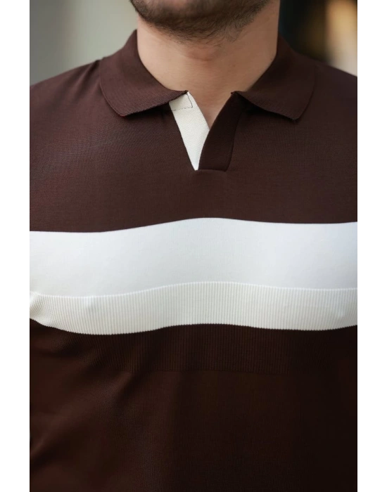 Erkek Yakalı Kısa Kollu Tişört