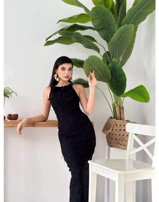 ers Çiçek Detaylı Elbise