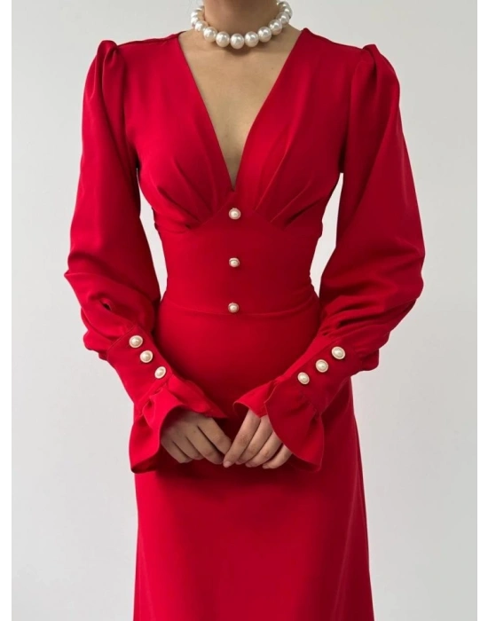 eta Düğme Detaylı Elbise