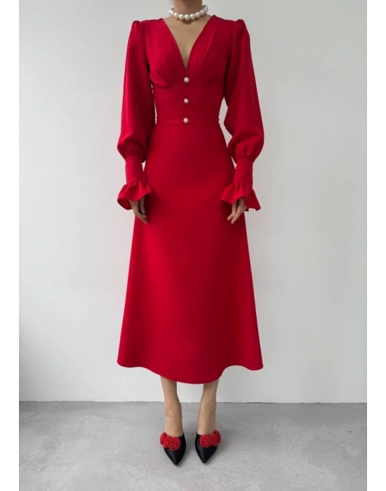 eta Düğme Detaylı Elbise