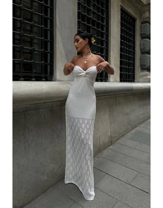 Eudora Ajurlu StraplezElbise 2771