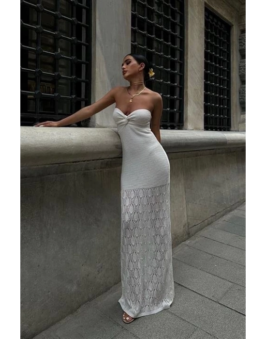 Eudora Ajurlu StraplezElbise 2771