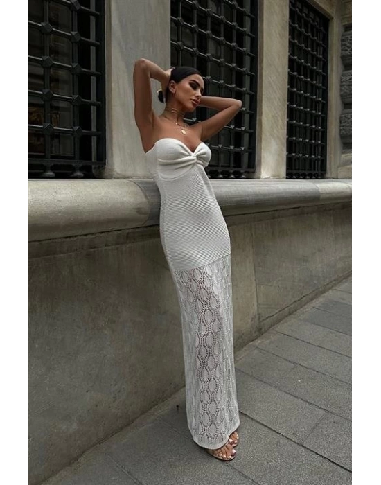 Eudora Ajurlu StraplezElbise 2771