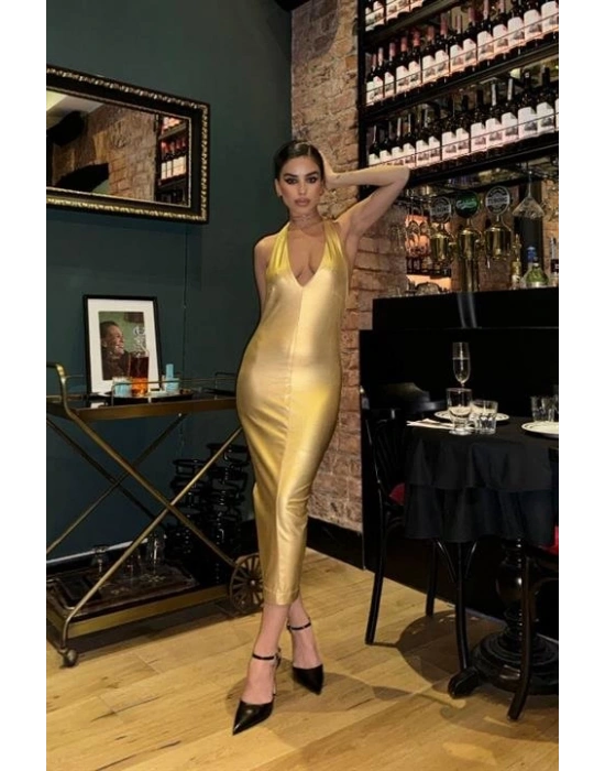 Felicia Sırt Dekolteli Elbise 258308