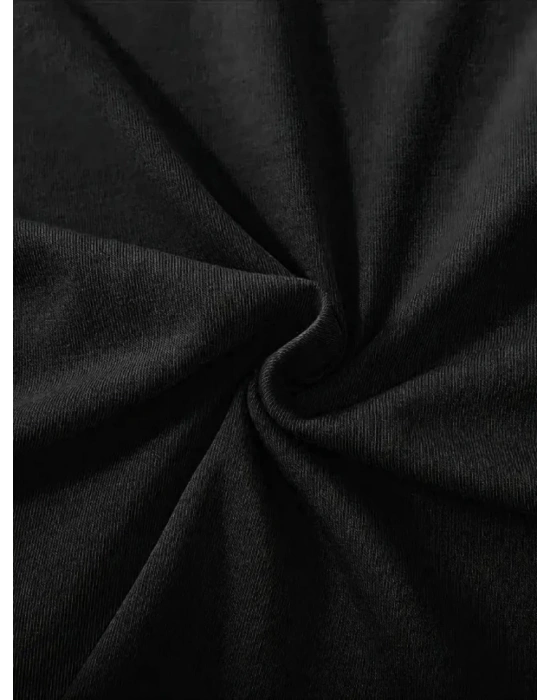 Fiyonk Baskılı iyah Oversize Unisex Tshirt iyah