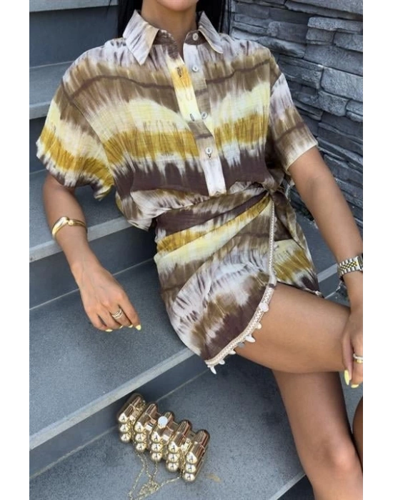 Gömlek Ve Eteği Aksesuarlı Takım 10211