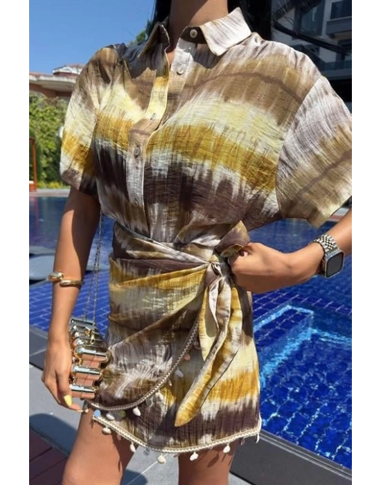 Gömlek Ve Eteği Aksesuarlı Takım 10211