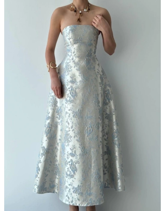 Haseki Straplez Elbise