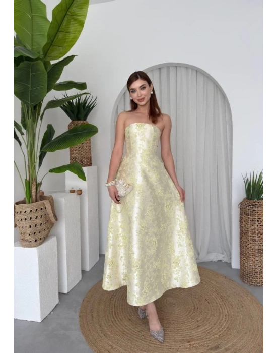 Haseki Straplez Elbise