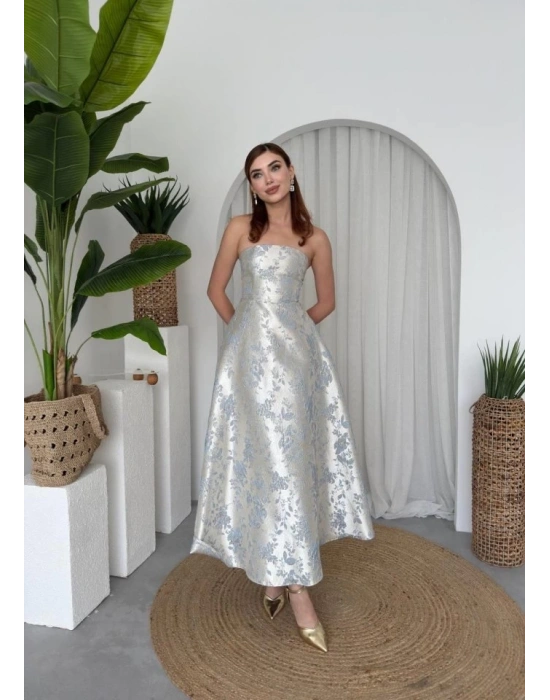 Haseki Straplez Elbise