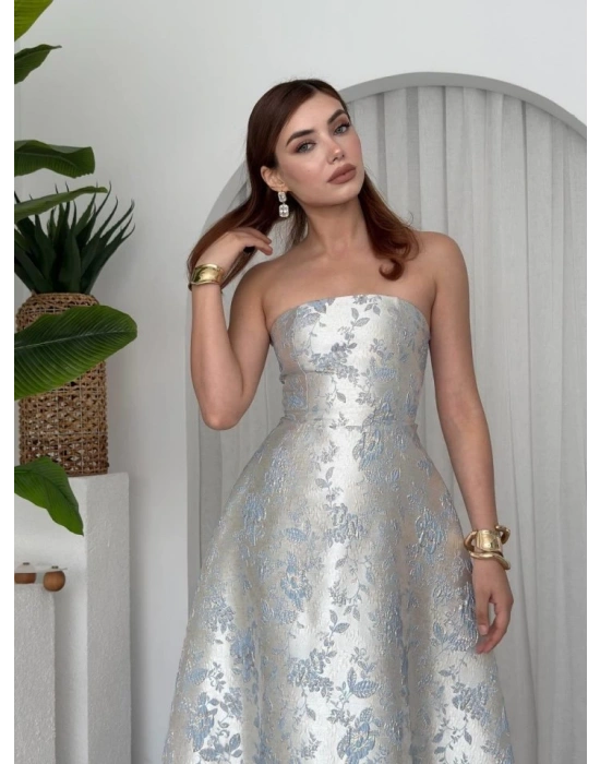 Haseki Straplez Elbise