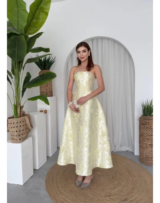 Haseki Straplez Elbise