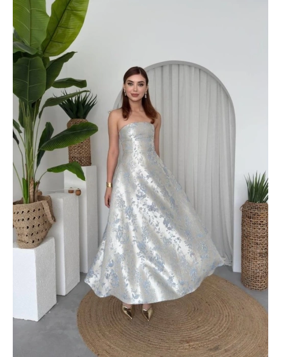 Haseki Straplez Elbise