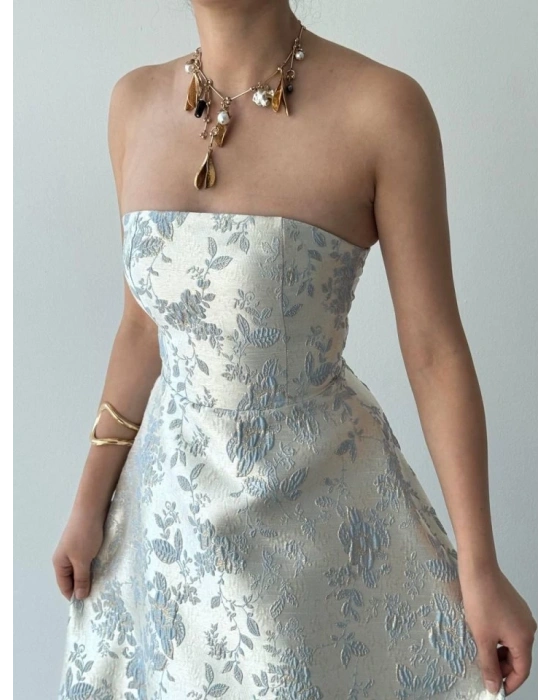 Haseki Straplez Elbise