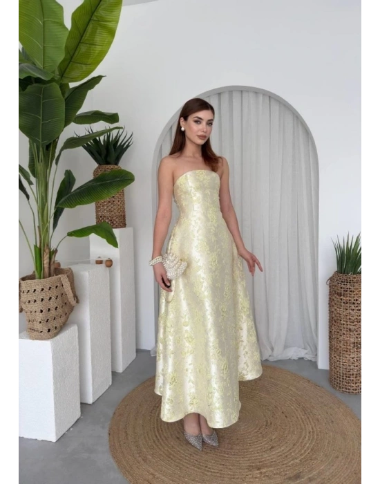 Haseki Straplez Elbise