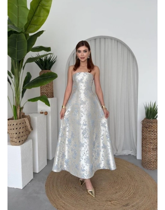 Haseki Straplez Elbise