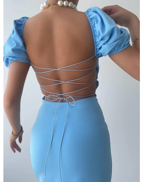 Hessen ırt Dekolteli Elbise