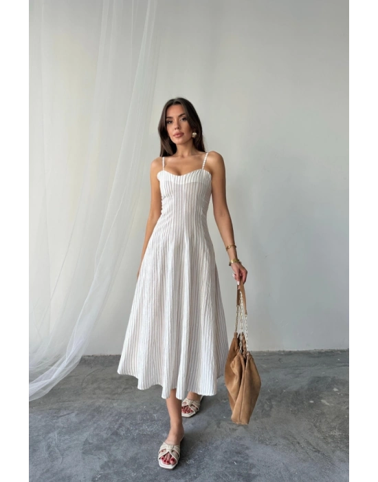 Sİİ ÇİZGİİ ASKII EBİSE İDİ BOY  Kahverengi