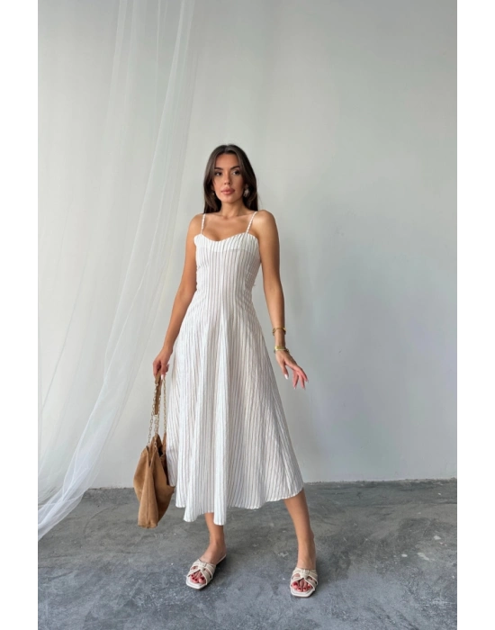 Sİİ ÇİZGİİ ASKII EBİSE İDİ BOY  Kahverengi