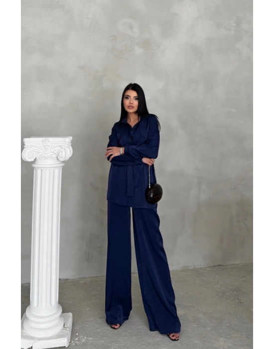 İLİ KUAŞ ALAŞ PANTOLON  GÖLEK TAKI  Lacivert
