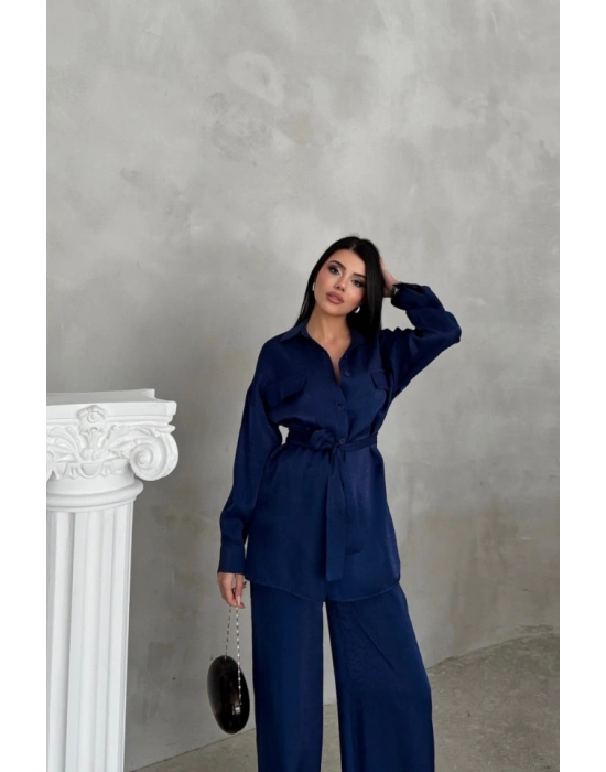 İLİ KUAŞ ALAŞ PANTOLON  GÖLEK TAKI  Lacivert