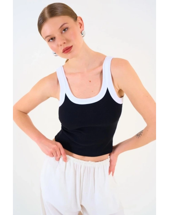 İki Renkli Atlet  iyahBeyaz