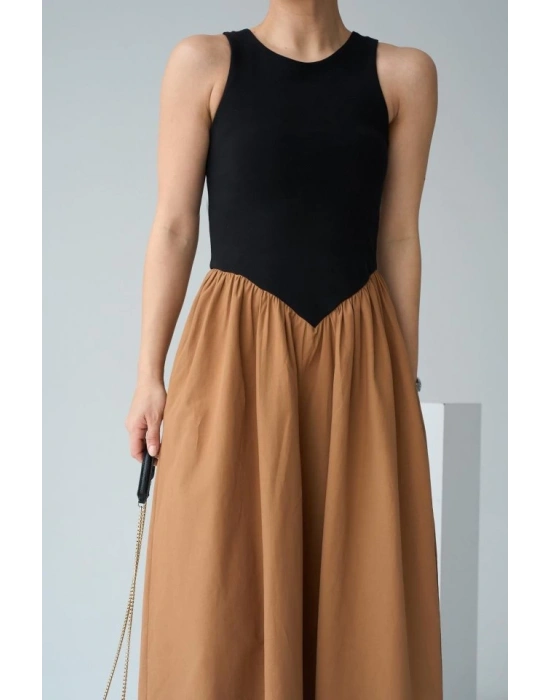 İki Renkli Elbise  iyahTaba