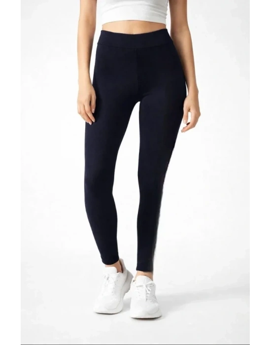 ikralı Düz Tayt  iyah