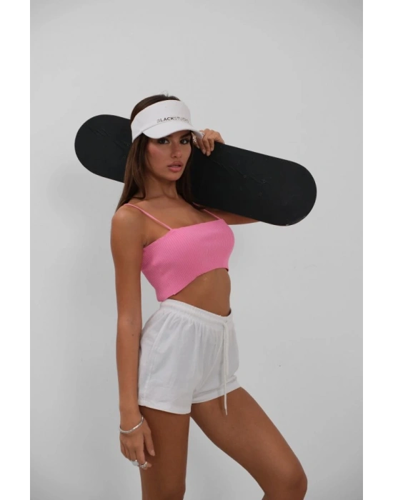 İnce Askılı Crop Top