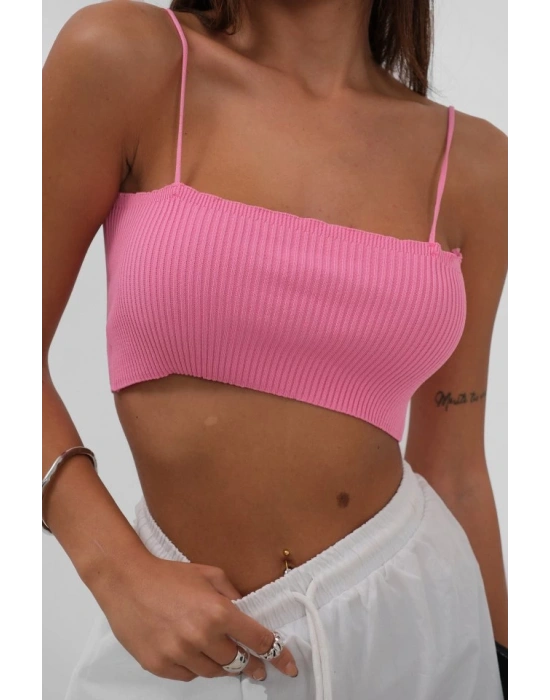 İnce Askılı Crop Top