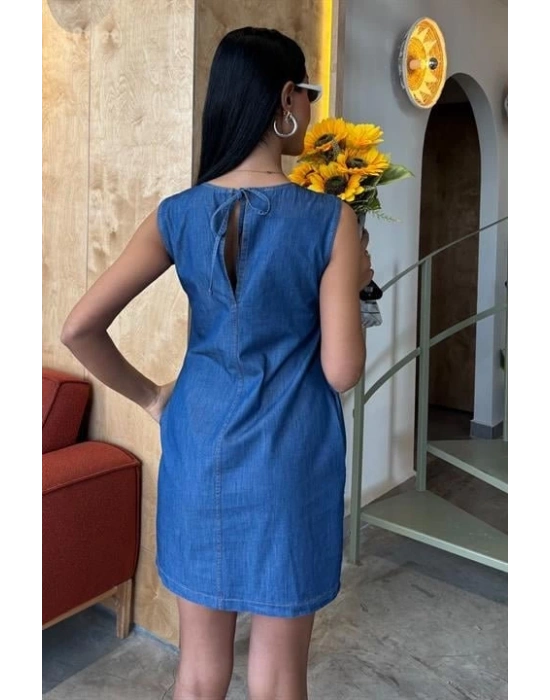 ırt Bağcıklı Tensel Elbise 2880